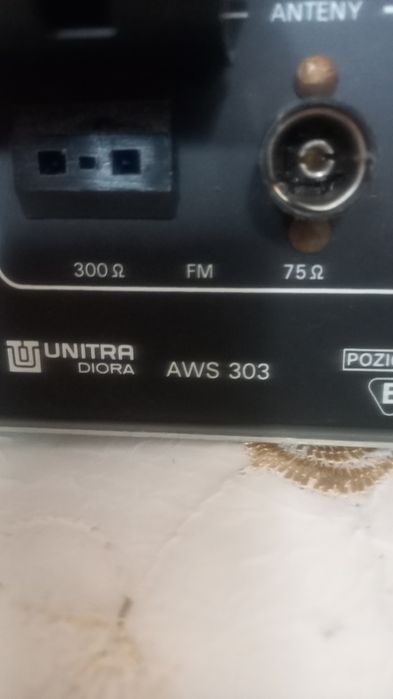 Amplituner Tosca AWS 303 Unitra czarny