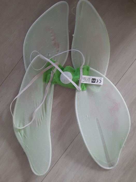 Dzwoneczek sukienka strój przebranie + skrzydełka 3-4 lata, 104