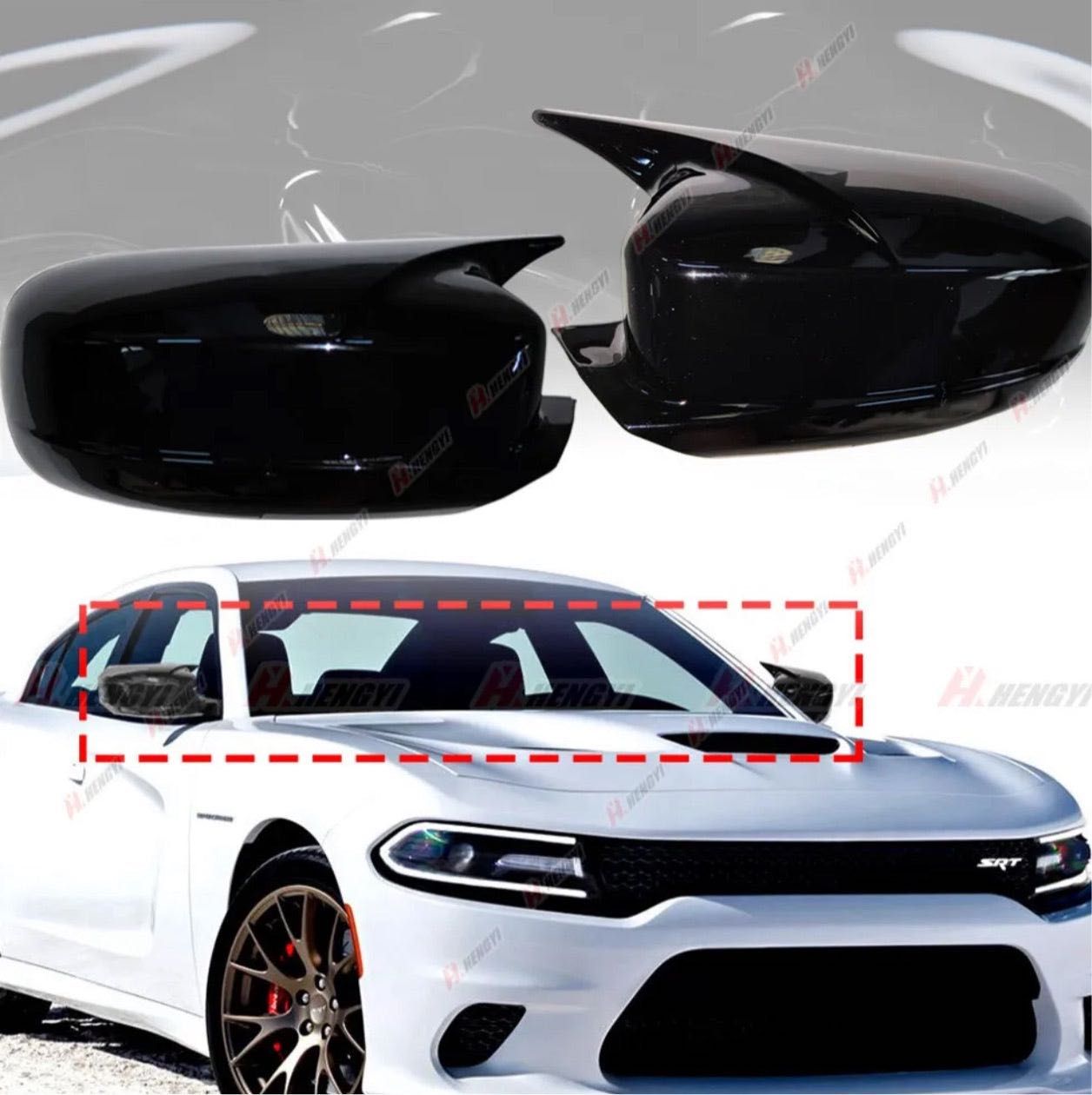 Накладки на зеркала Dodge Charger накладки на боковые зеркала додж