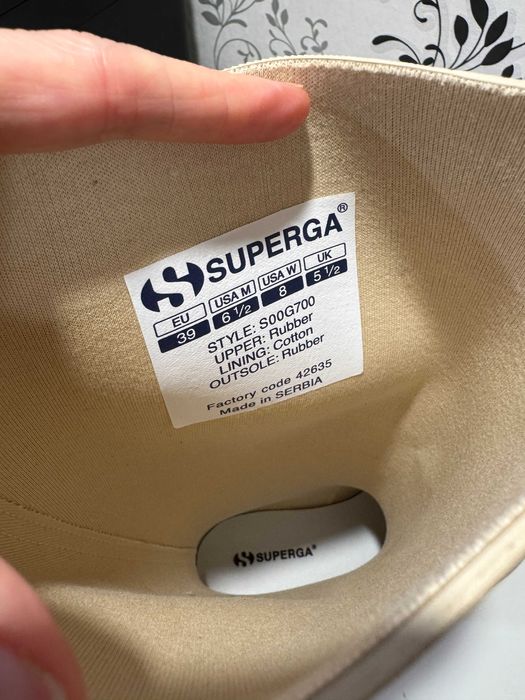 Жіночі гумові чобітки Superga, 36р,39, 40р