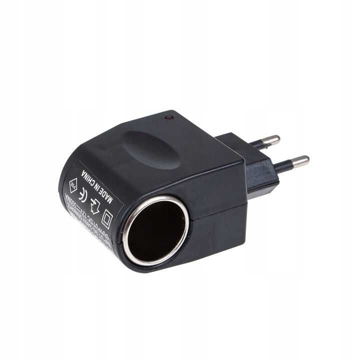 adapter przejściówka 220V 230V / 12V ZAPALNICZKI nowe zapakowane jakoś