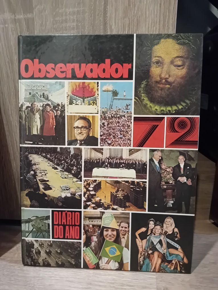 2 livros Observador O diário do ano 1971/1972
