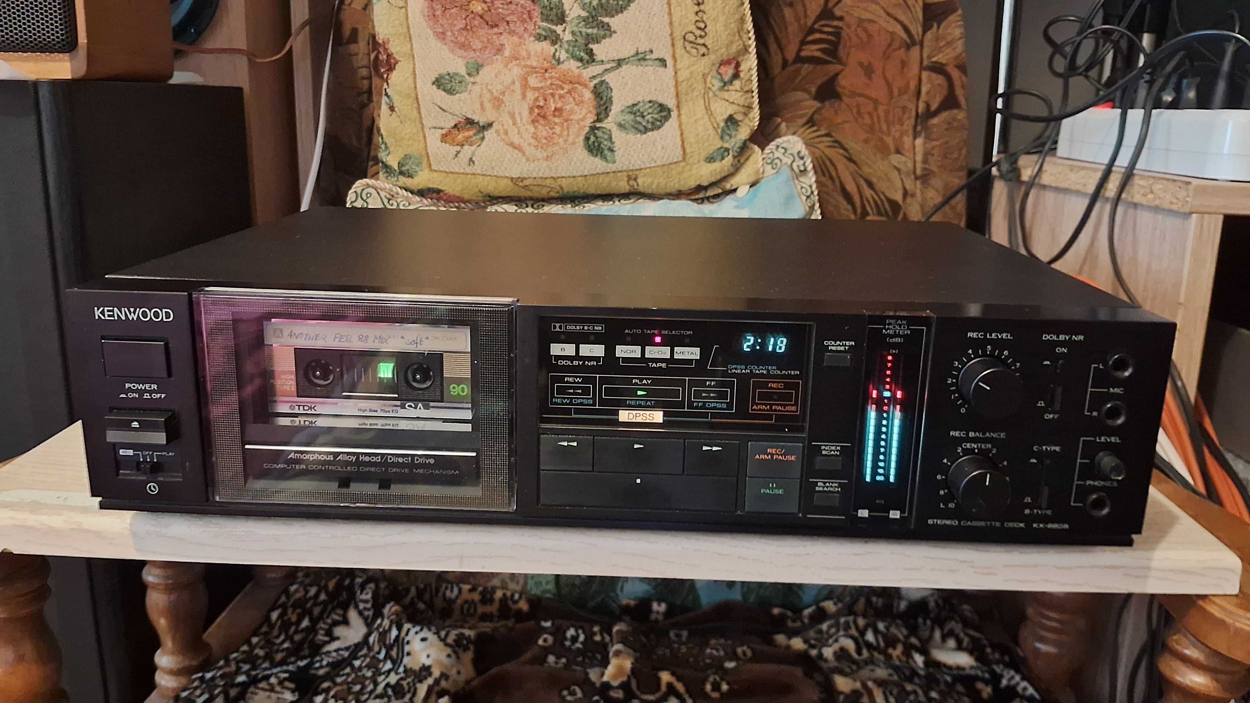 Kenwood KX-880B Stereo Cassette Deck касетна дека