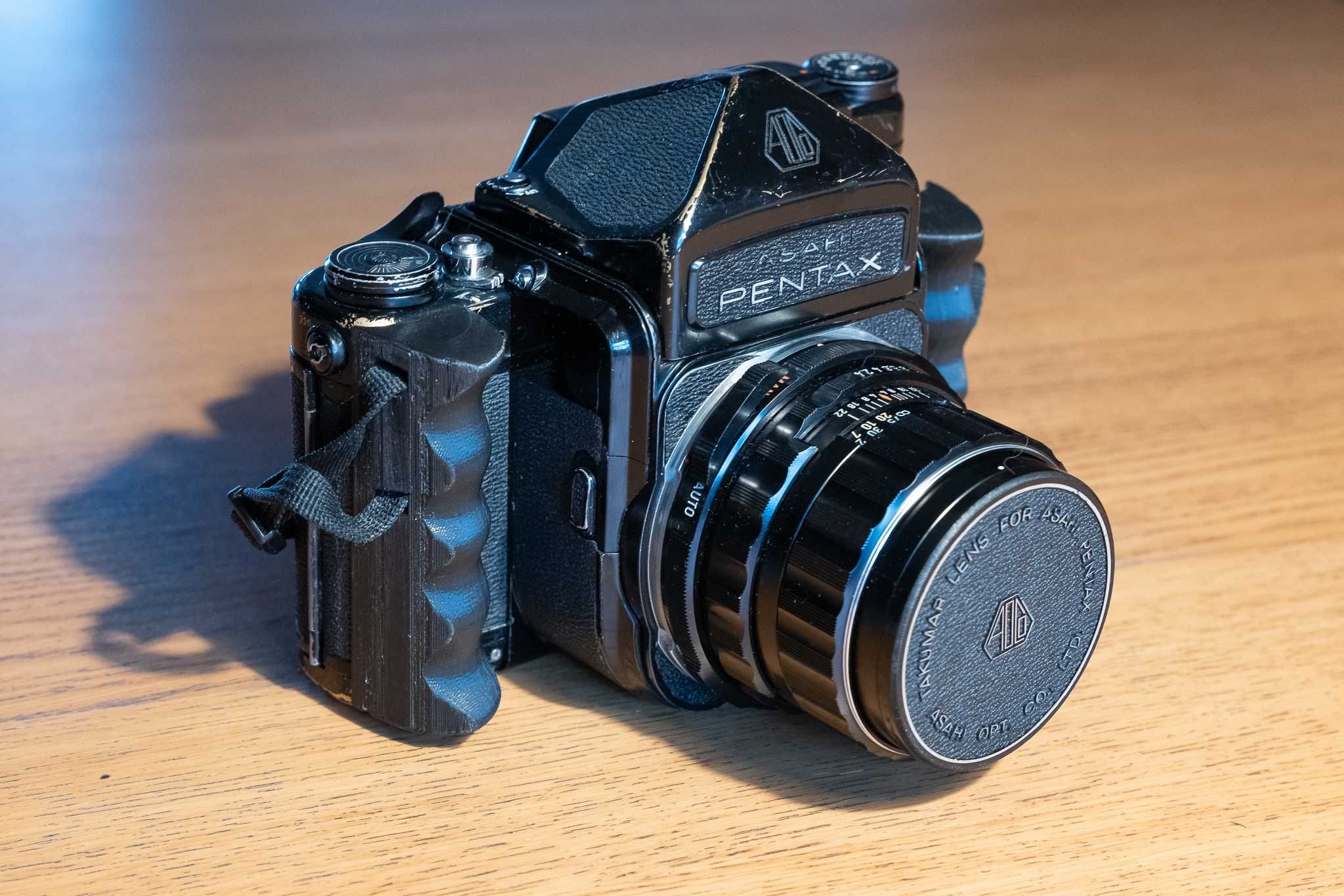 Pentax 6x7 + 105 F2.4 + 55 F3.5 + pryzmat z pomiarem