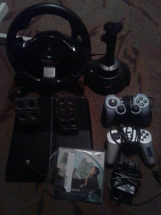 Genius maxfighter, Lologitech wingman formula и джостики