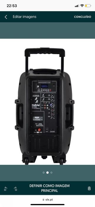 Coluna Amplificada 600 W