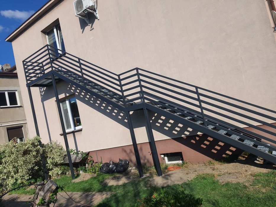 Taras stalowy zewnętrzny ocynk ogniowy