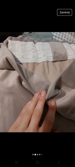 Zestaw zasłon i firanek