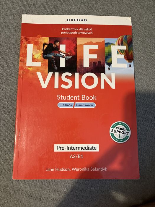 Podrecznik, Life vision Pre-intermediate