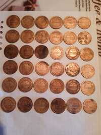Монеты РИА медь ,клад. 103 шт, одним лотом. Подарок 4 монеты.