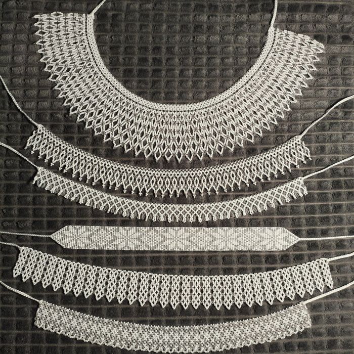 Прикраси з бісеру ручної роботи | Чокери, Силянки, Гердани |