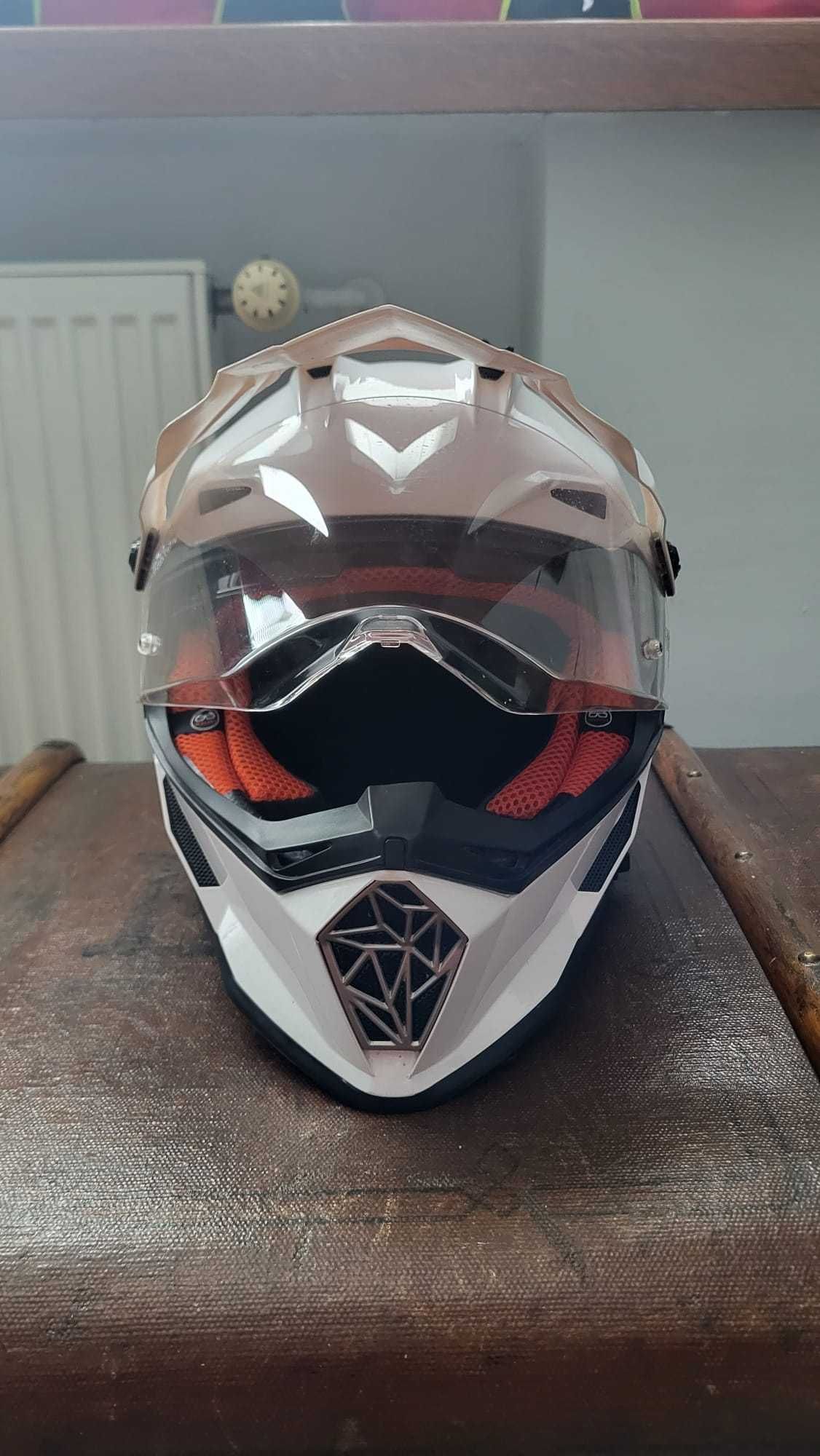 Kaski quad/cross/moto LS2 Pioneer – 6 szt., rozmiary S/M/L, używane