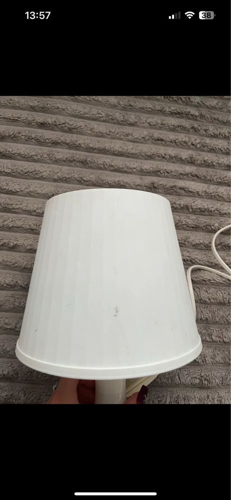 lampka nocna biała ikea