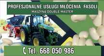 Młocenie oraz ścinanie fasoli double master