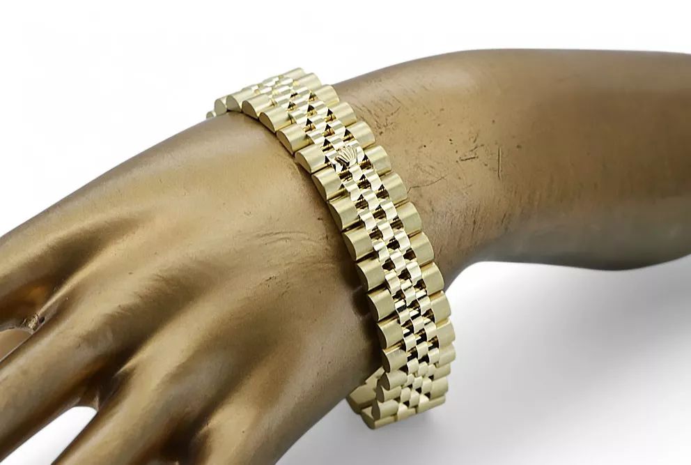Złota bransoleta 14k do zegarka męskiego typu Rolex mbw022y Warszawa