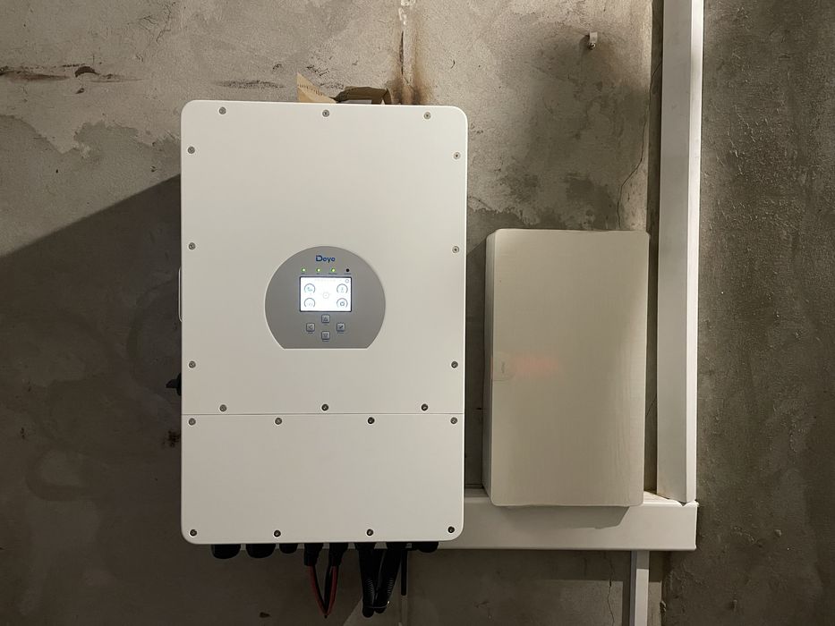 ПРОФЕСІЙНА Сонячна станція, сєс гібридний інвертор та lifepo4