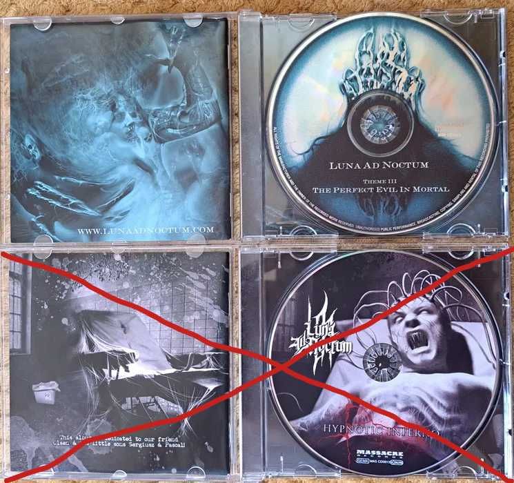 2 x CD LUNA AD NOCTUM Polski Black Metal ala Dimmu Borgir
