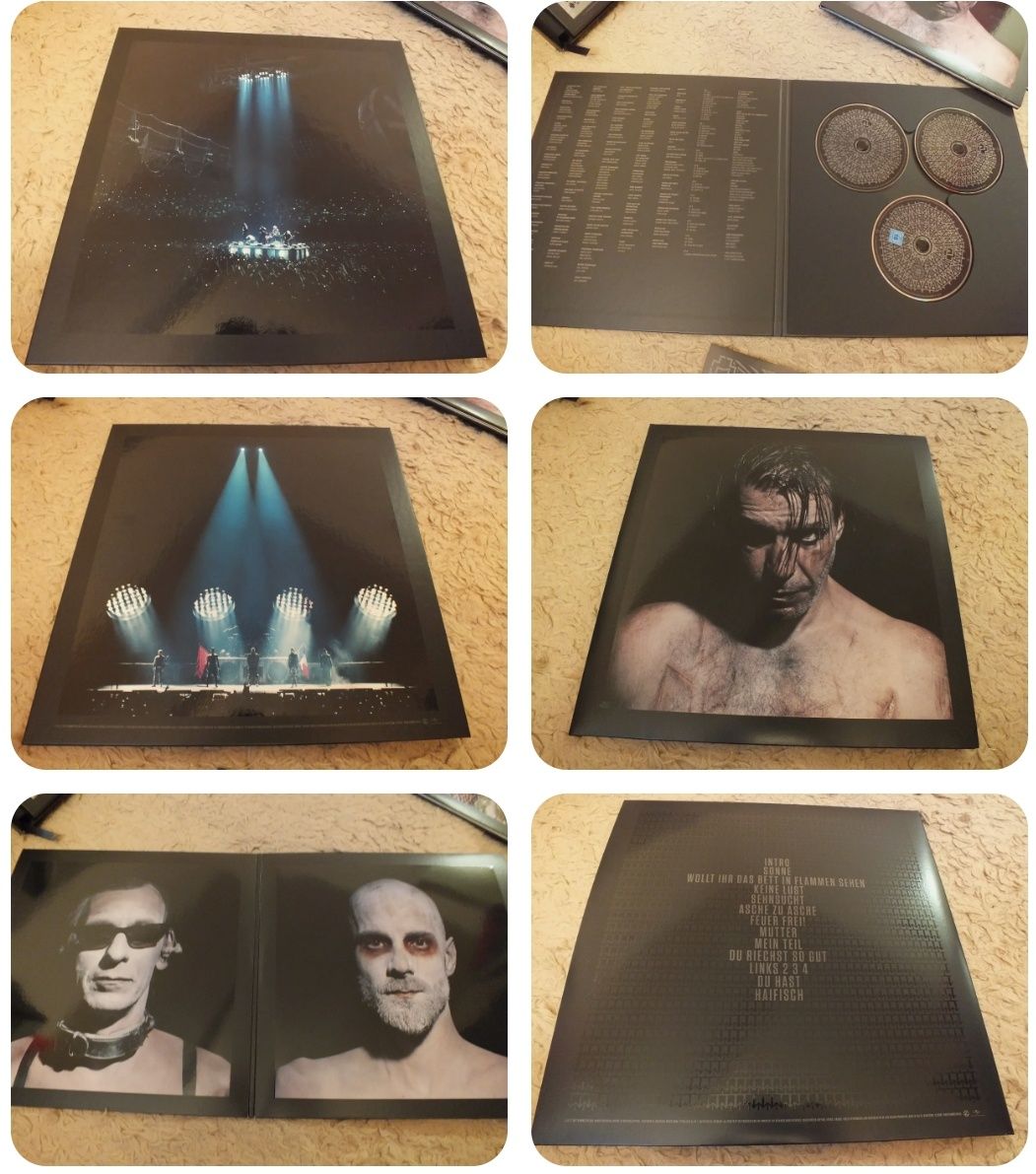Rammstein ‎– Paris BOX SET x 4 VINYL+CDS+BLU-RAY