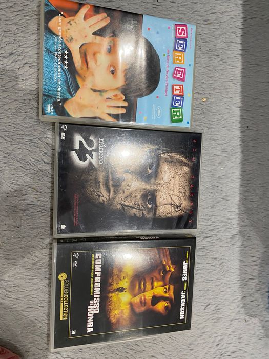 DVDs novos embalados