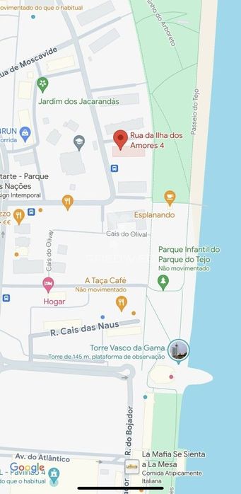 Lugar de Estacionamento Parque das nações.