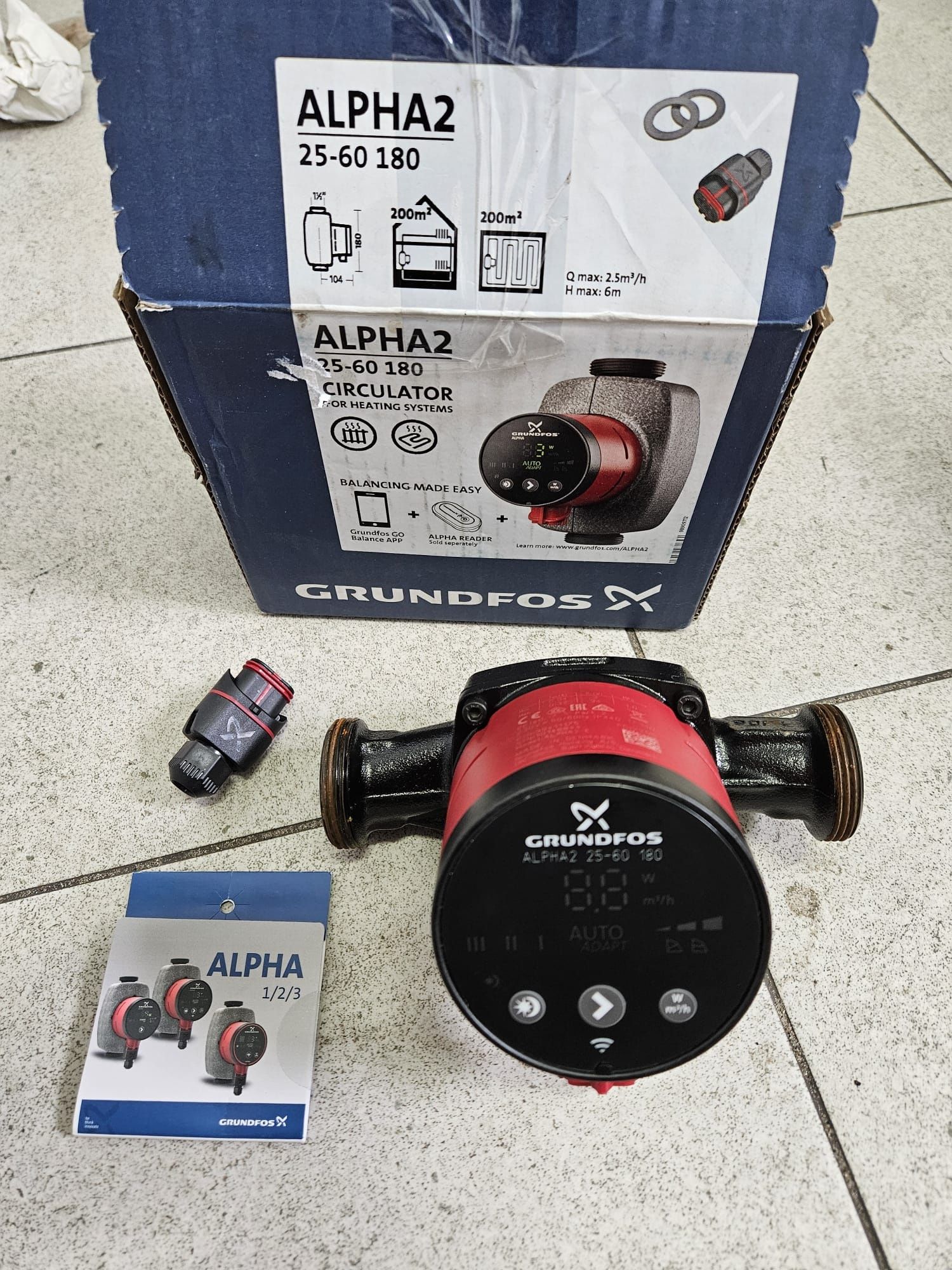 Pompa obiegowa co Grundfos alpha 2  25-60  180