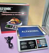 Весы торговые торгові ваги электронные Alfasonik TS-P6416 50кг