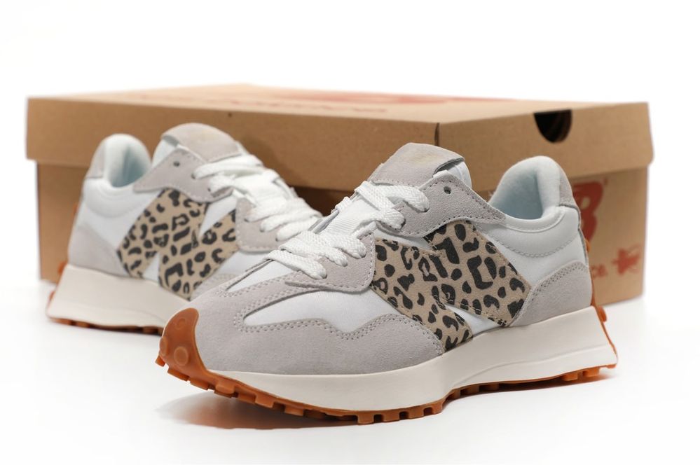 New Balance 327 Leopard Жіночі кросівки нью беланс 327 лаоперд