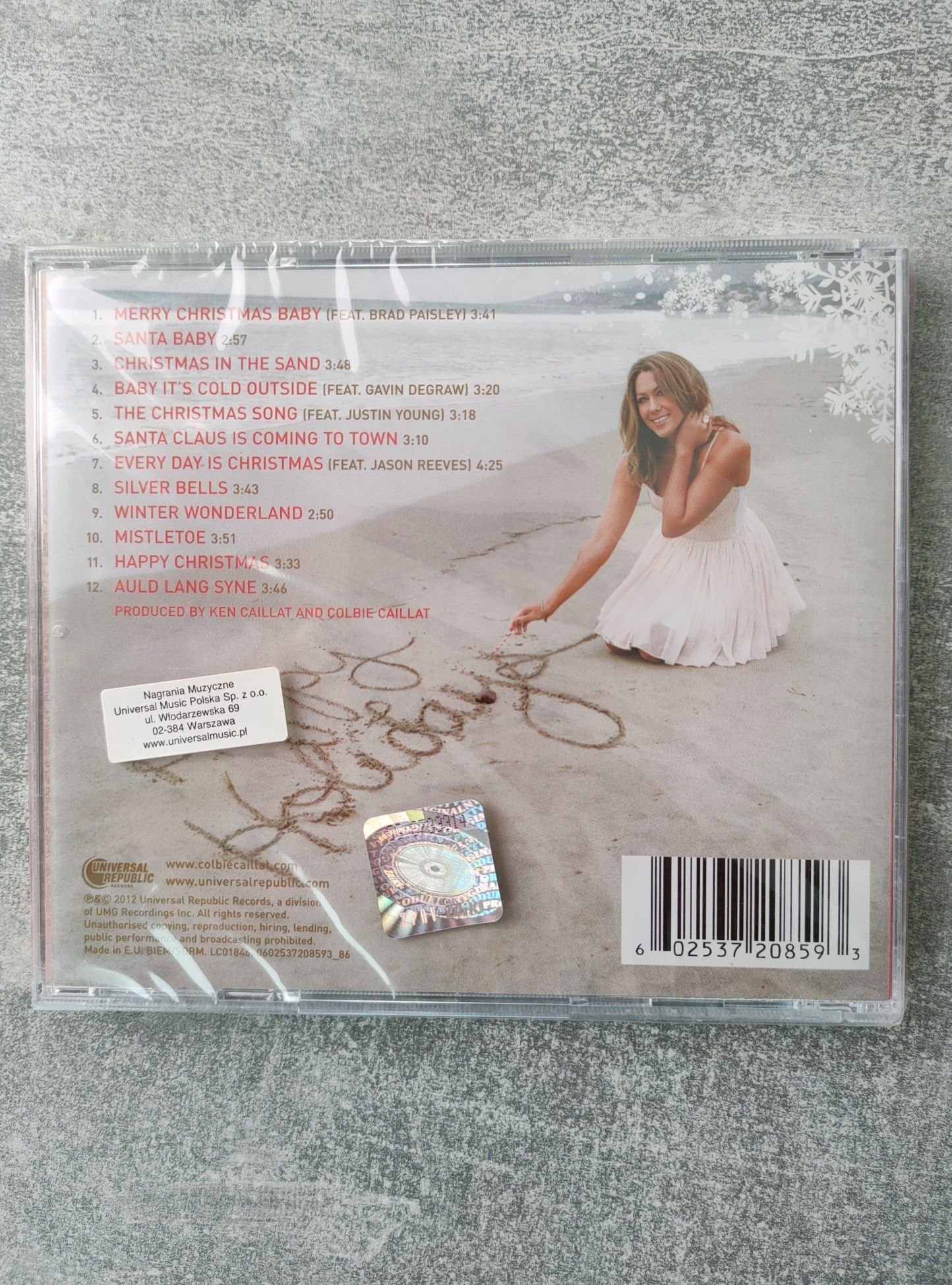 CD COLBIE CAILLAT NOWA w Folii Christmas in The Sand Oryginalna płyta