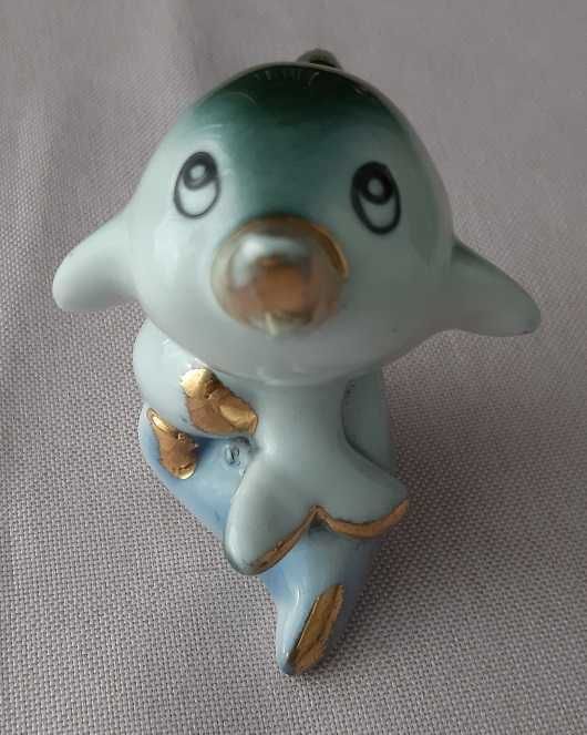 Porcelanowa figurka - delfin