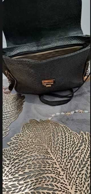 Elegancka torebka listonoszka skóra natura Vera Pelle Haly