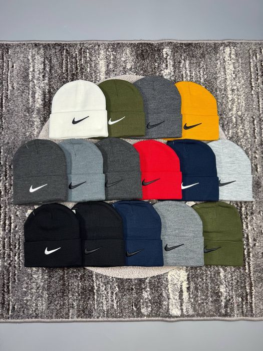 Шапки Nike Найк демісезон зима чоловічі жіночі