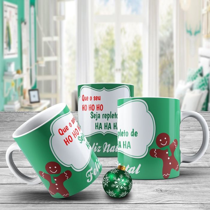 Canecas Personalizadas de Natal com fotos e nomes