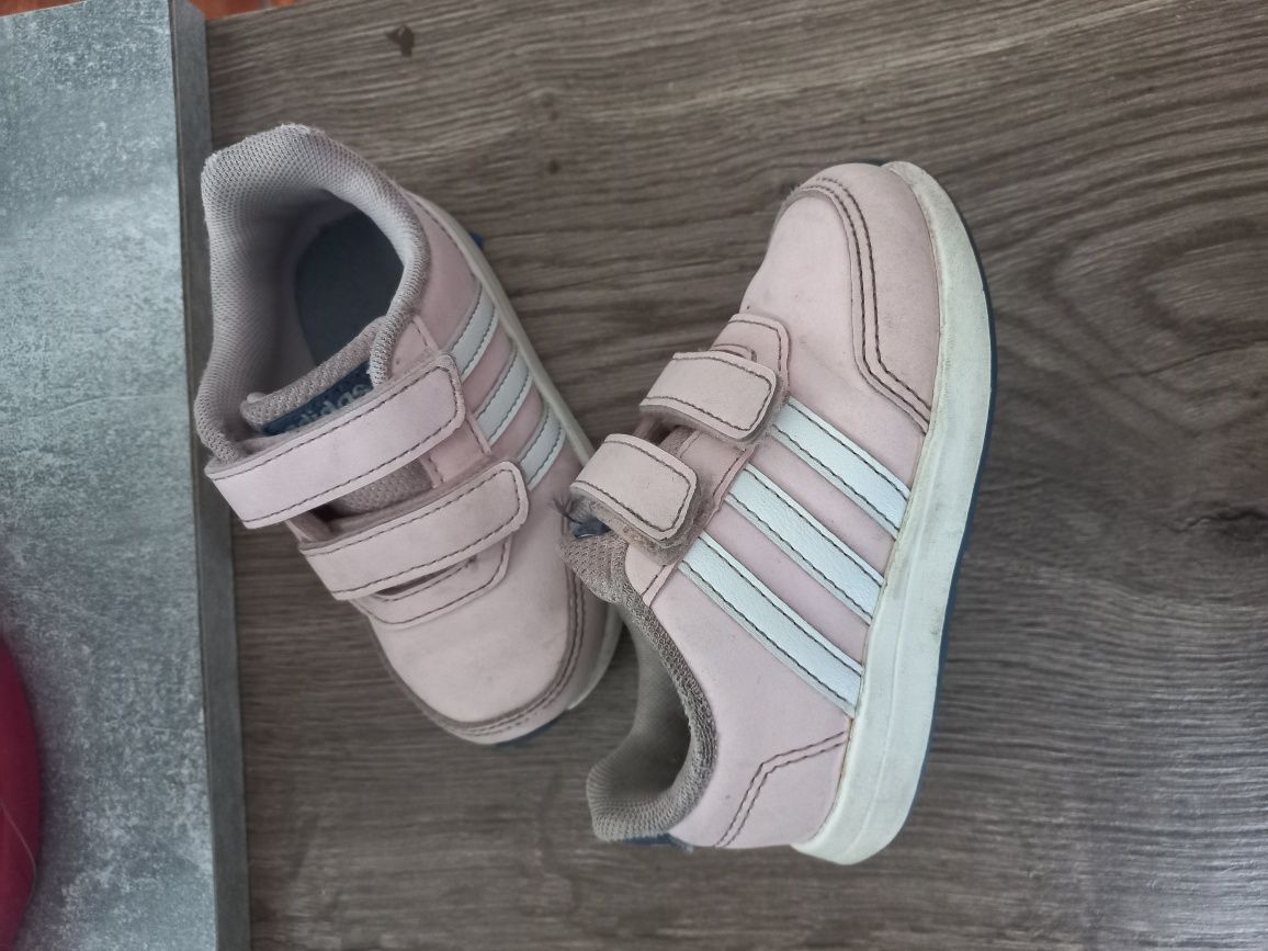 Buciki dziewczęce buty adidas adidasy r 22 różowe