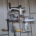 Maszynka do mięsa, PRL- 3 szt.