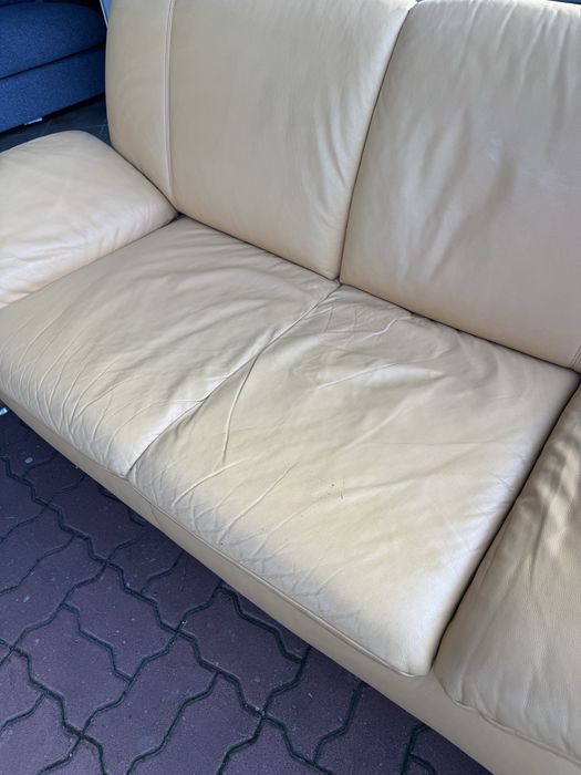 Kanapa skorzana dwuosobowa