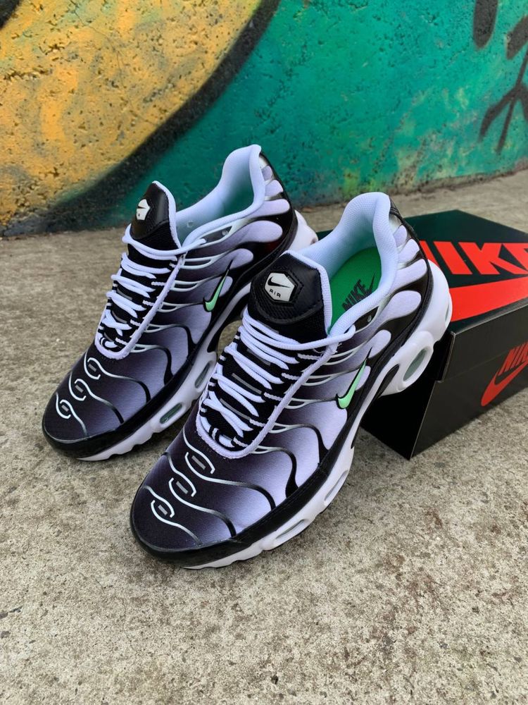 Кросівки Чоловічі Nike Air Max TN White Green 36-45 Люкс Якість