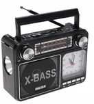 Radio Retro z Zegarkiem i Dużą Latarką 220v lub Baterie FM MP3 BT