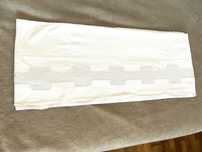 Lençol com Renda Manual e Rebordo Trabalhado - Cama Casal