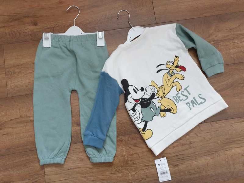 Disney komplet dres na licencji Mickey i Pluto 92 cm