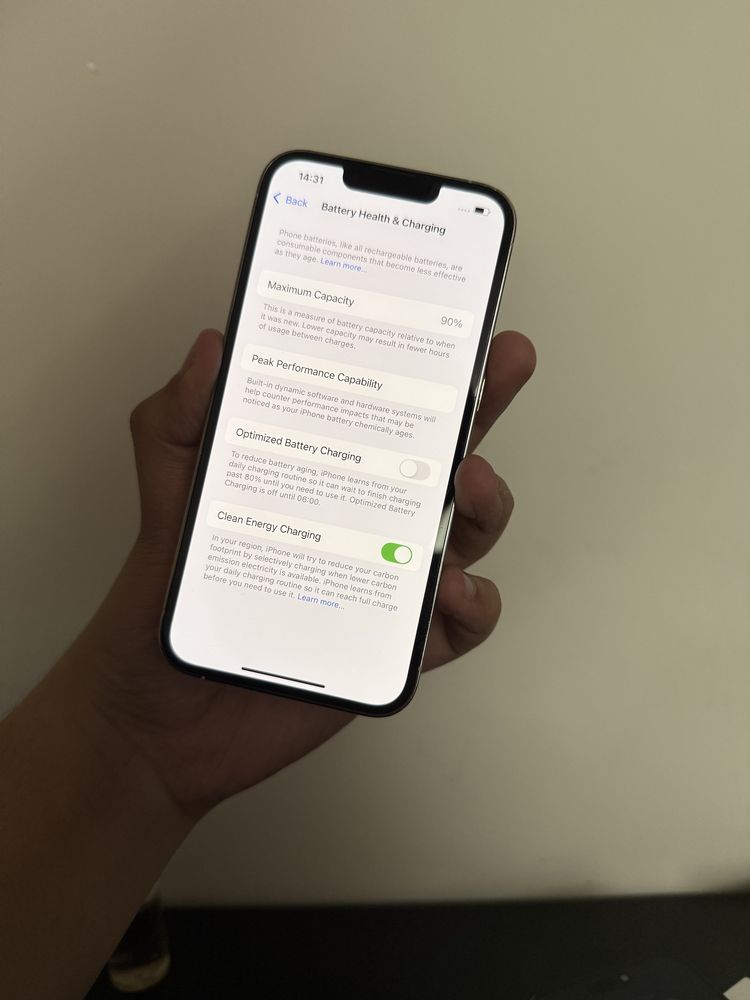 Iphone 13 pro Bialy 90% baterii