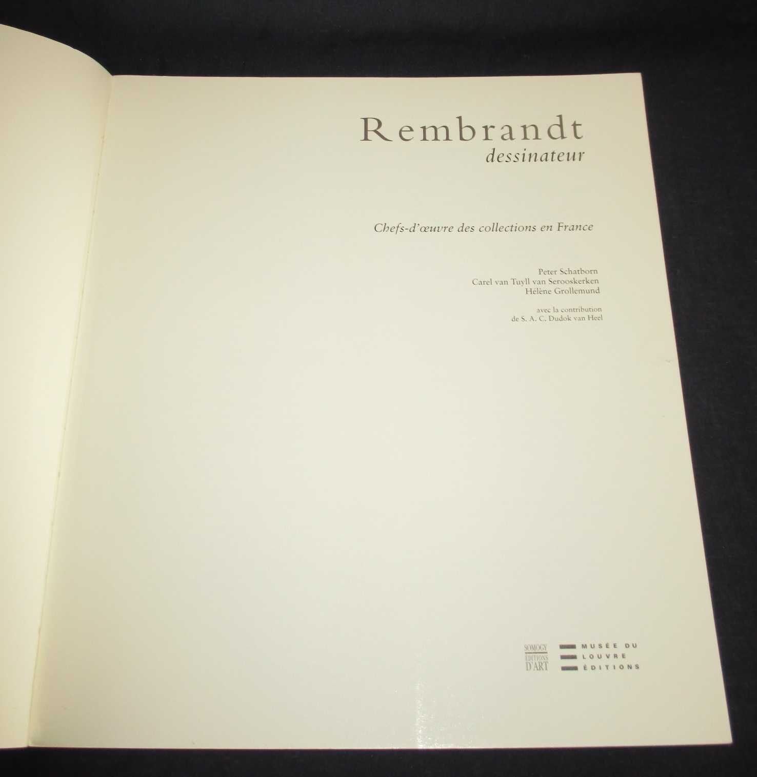 Livro Rembrandt dessinateur Museé du Louvre Éditions