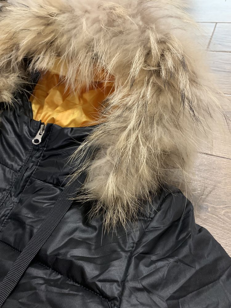 Зимова куртка з натуральним хутром