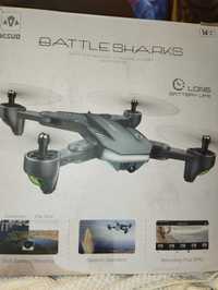 Dron battle sharks