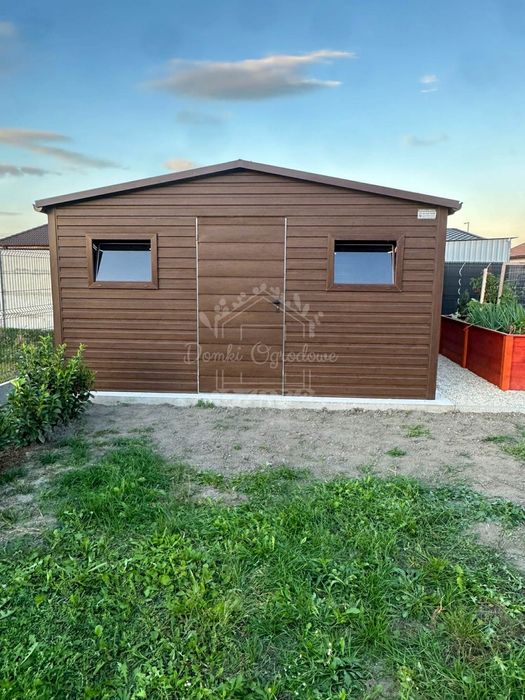 Domek Ogrodowy 5x4m 2x okno  Rynny  Dach Dwuspad  ID690
