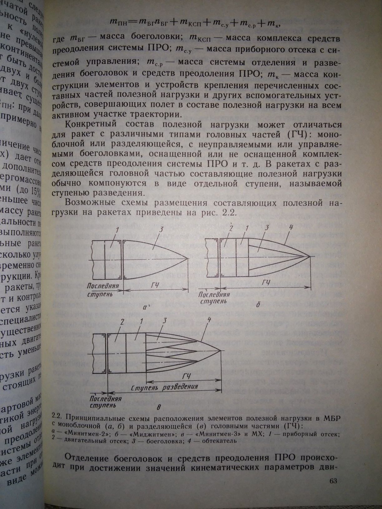 Волков Технические основы эффективности ракетных систем 1989 р.