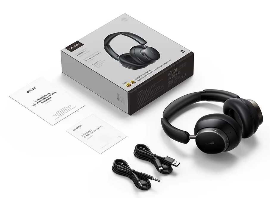 Навушники Ugreen Studio Pro (Dual Driver, LDAC Hi-Res, NC, BT 6, 120h)