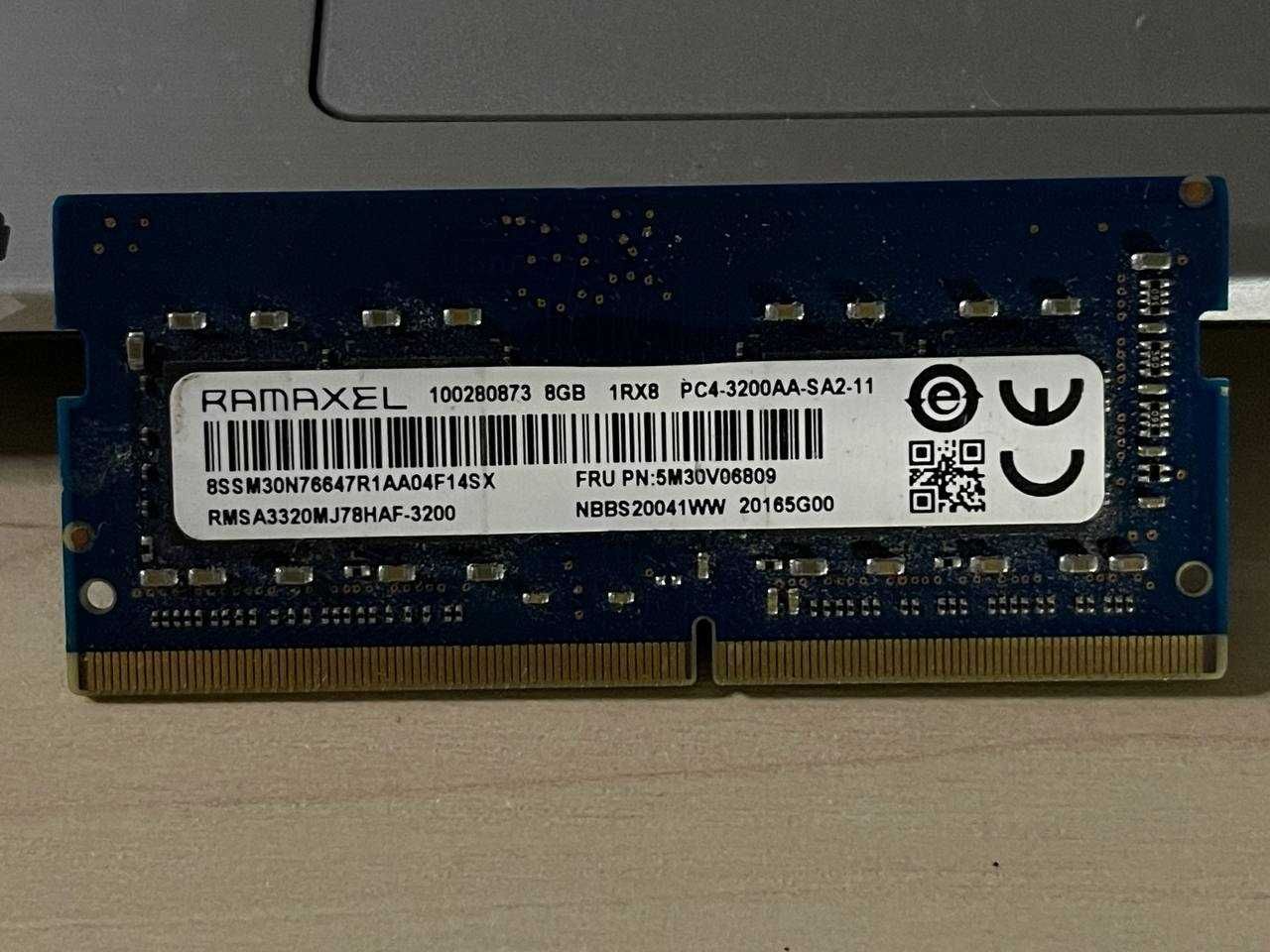 Не рабочая Оперативная Память на Ноутбук DDR4 8GB 3200 МГц