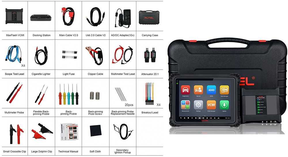 Autel MS Ultra Maq Diagnostico OBD (Topo Gama) VMCI/DoIP/J2534 (NOVO)