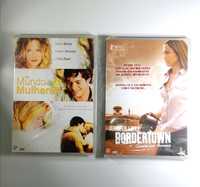 DVDs: "No mundo das mulheres" e "Bordertown Cidade Sob Ameaça"