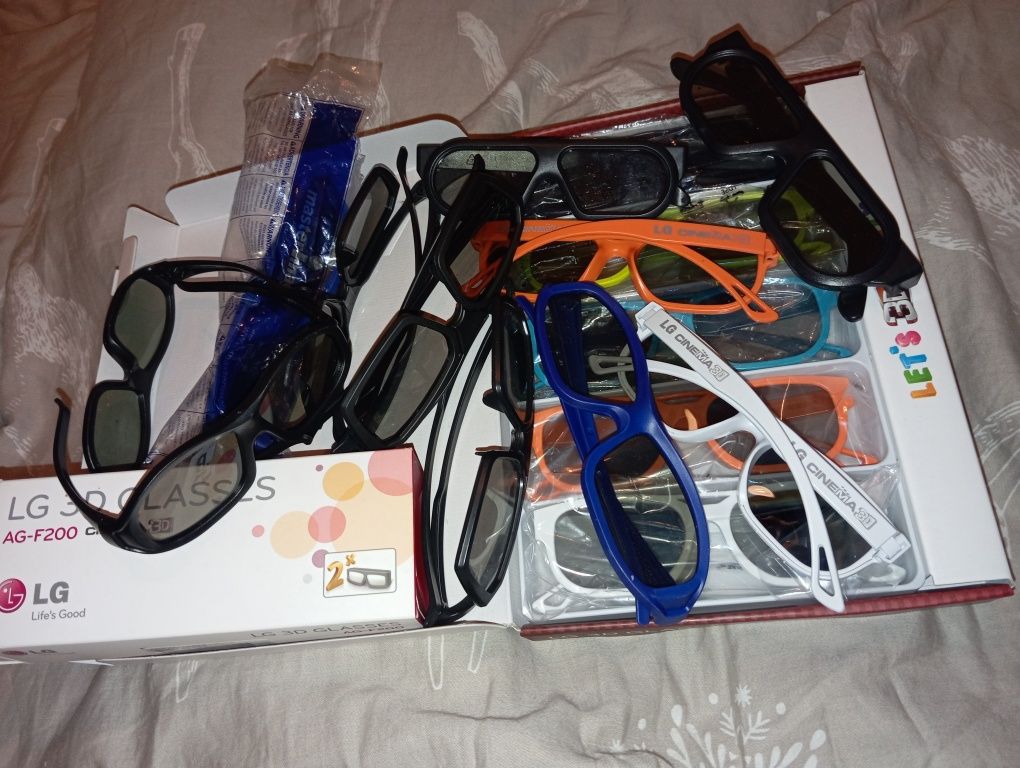 Okulary 3D 16 sztuk. NOWE ( LG, SAMSUNG, SONY). Lublin.
